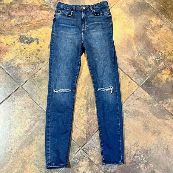 Forever 21 Stretch Distressed Jeans Size 27 - Picture 2 of 8